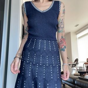 A line layered skater dress
